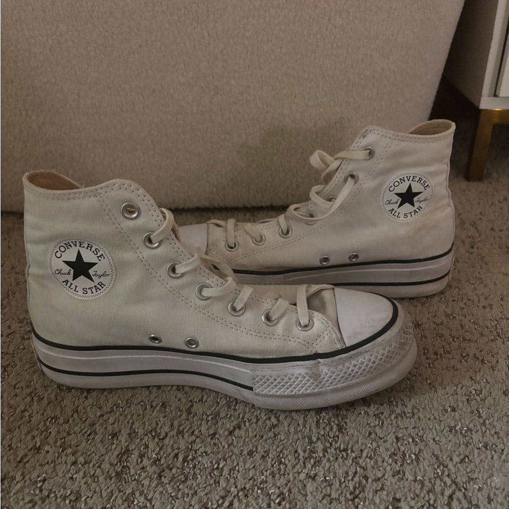 Converse Platform White High-Tops